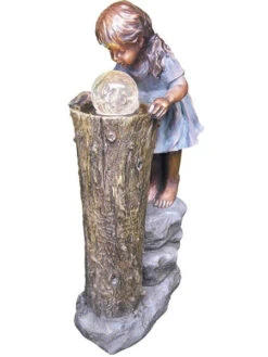 Brunnen 'Zhisheng, Die Zauberin' Aus Polystone (Art.Nr. Gr810)