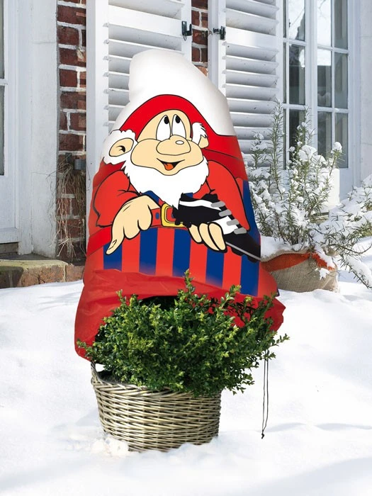 Winterschutz-Vlieshaube "blau-rot" (Art.Nr. Vi29136)