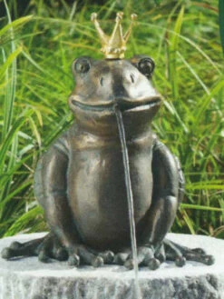 Bronzefigur Froschkönig Teodor (Art.Nr. 88495)